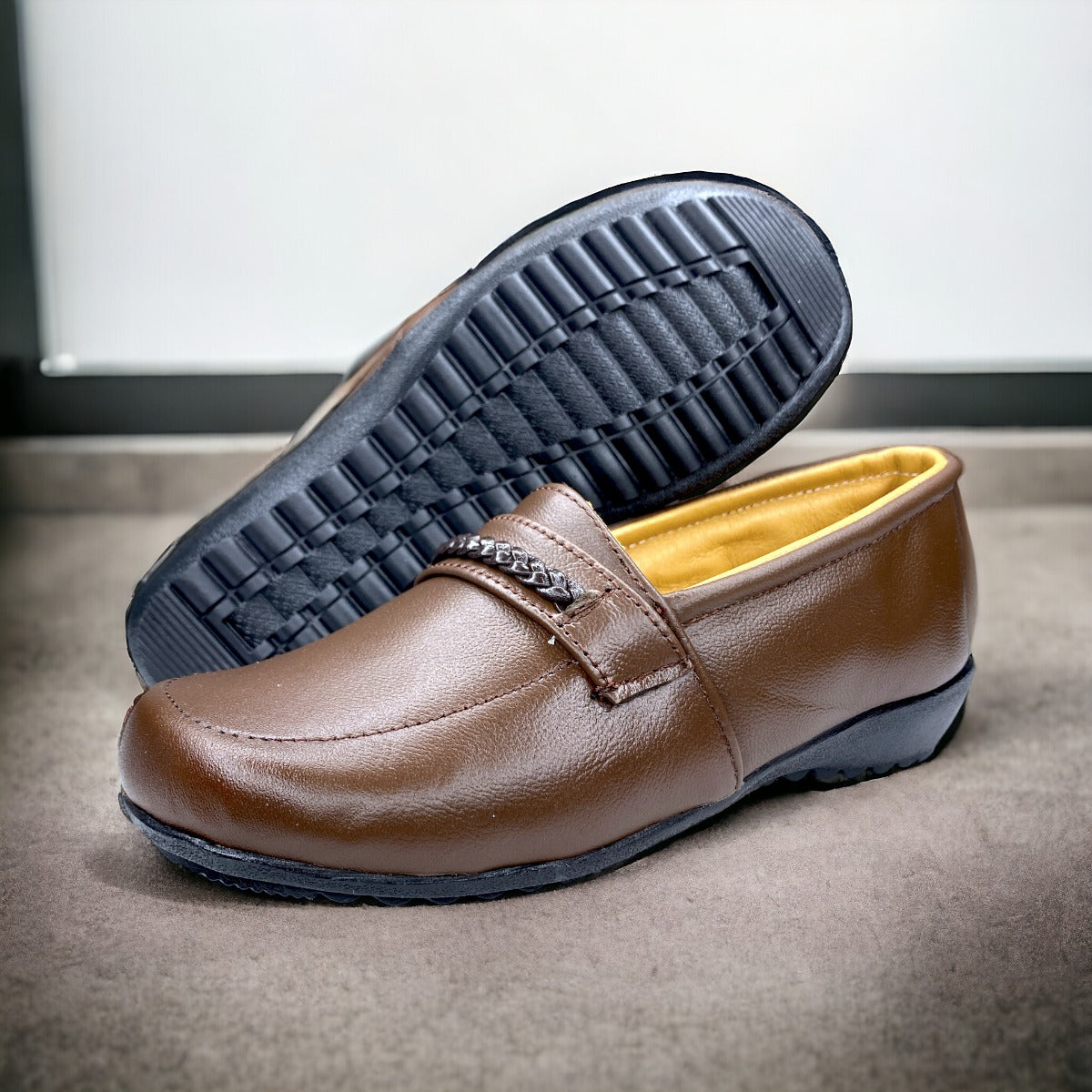 Zapato Comodo Dama Pie Diabetico O Delicado Piel Flats Cafe Las Cuatas.