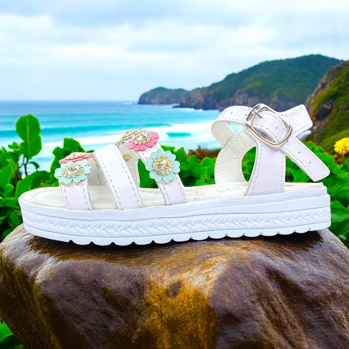 Sandalias Para Niña, Perfectas Para Amistad Y Juego Lindos