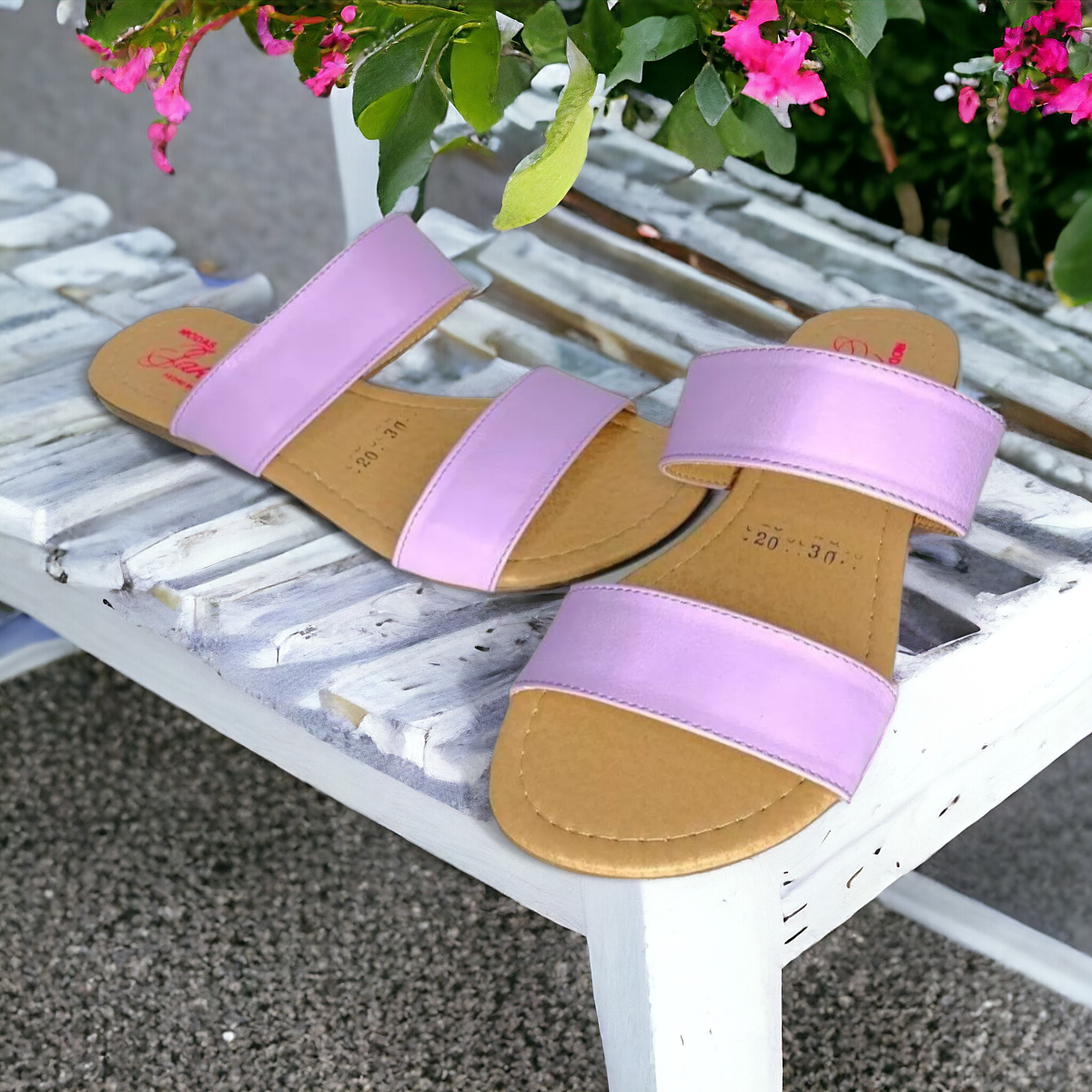 Sandalia Para Dama Huarache Rosa Lila Fresco Las Cuatas.