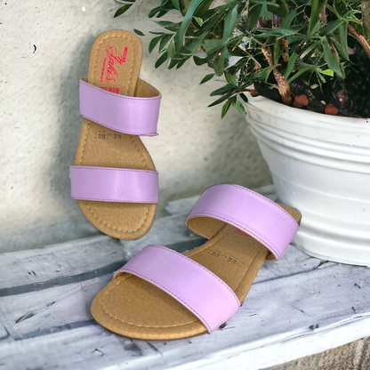 Sandalia Para Dama Huarache Rosa Lila Fresco Las Cuatas.