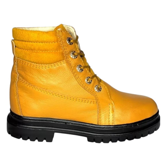 Botas Industriales Seguridad De Trabajo Hombre Uso Rudo Miel Las Cuatas.