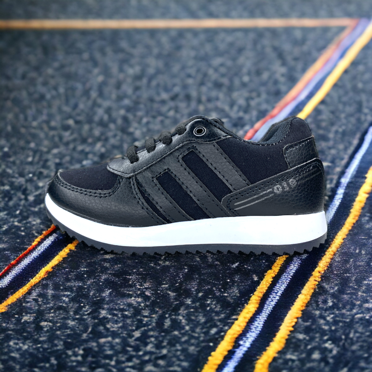 Tenis De Bebe Nino Negro Urbano Deportivo Las Cuatas.