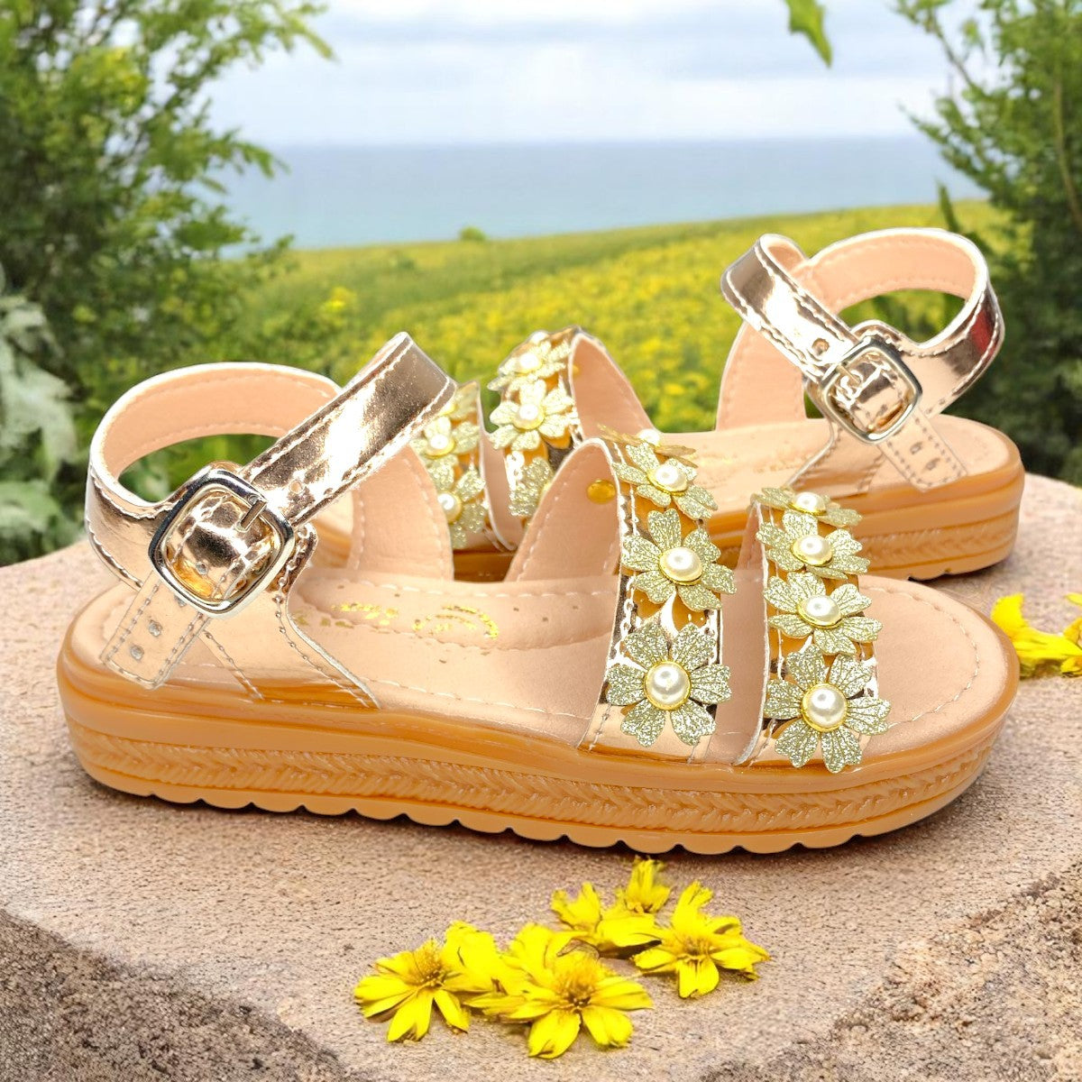 Zapatos Tipo Huarache Para Niña, Diseño Actual Y Máxima Comodidad
