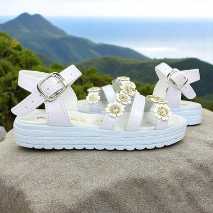 Huaraches De Niña, Diseño Alegre Y Máxima Flexibilidad