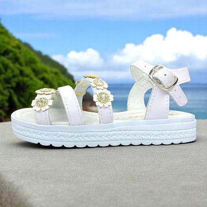Huaraches De Niña, Diseño Alegre Y Máxima Flexibilidad