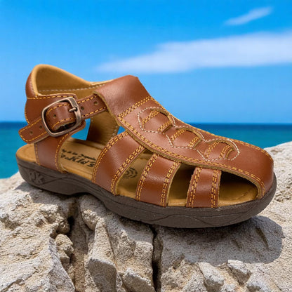 Huaraches Cómodos Para Niño, Diseño Actual Y Felicidad
