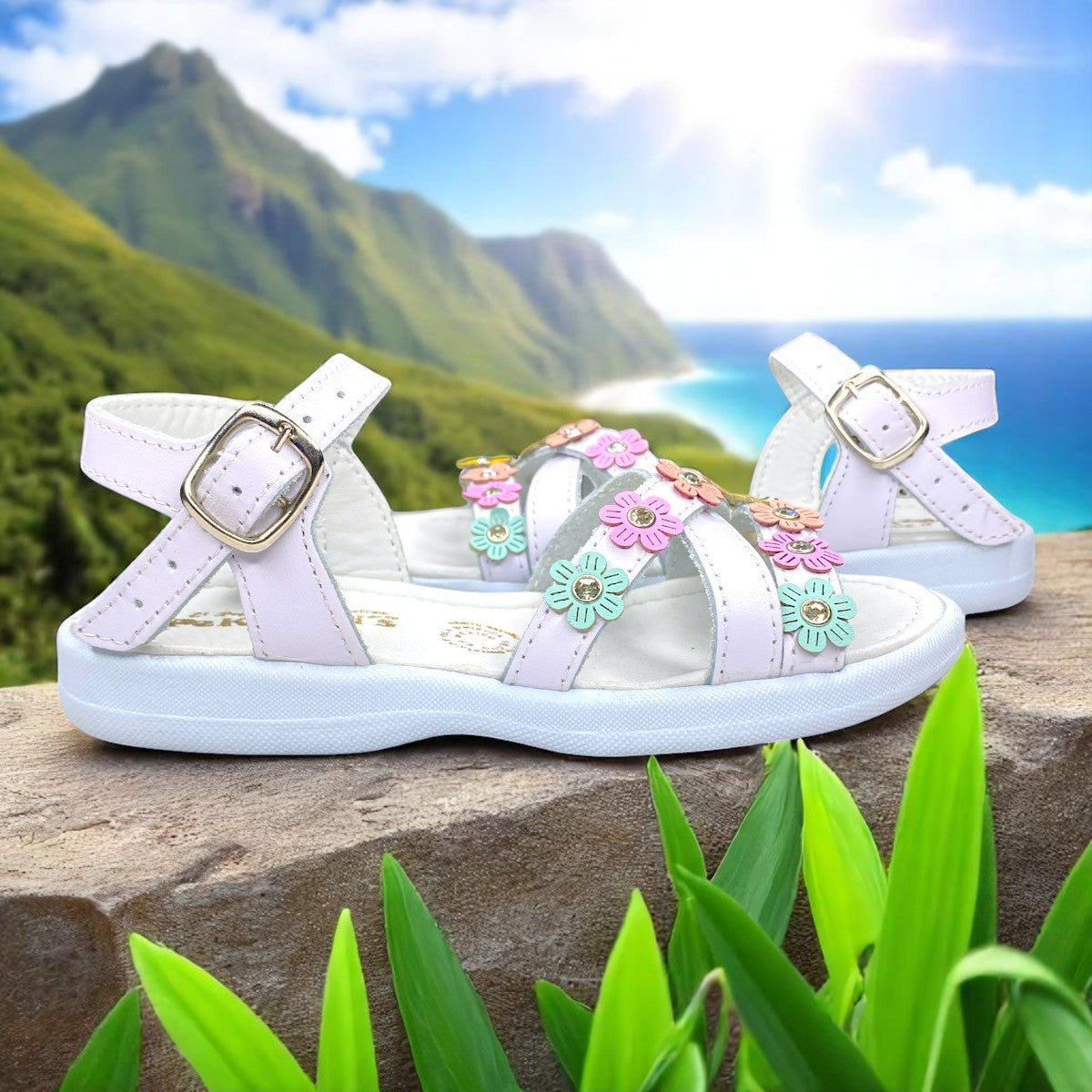 Sandalias Trendy Para Niña, Huaraches Cómodos Y Divertidos